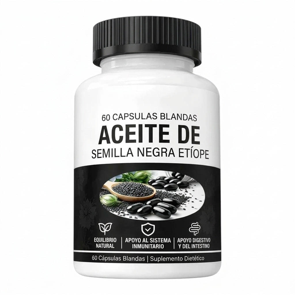 Semilla Negra Etíope 60 Softgels | Forja Viva