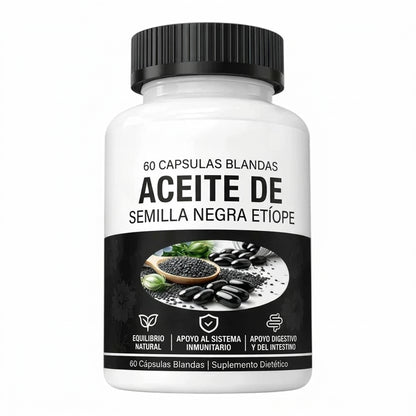 Semilla Negra Etíope 60 Softgels | Forja Viva