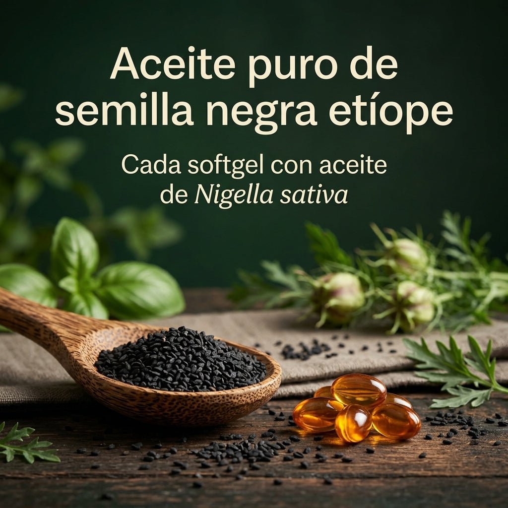 Semilla Negra Etíope 60 Softgels | Forja Viva
